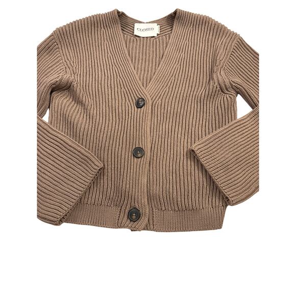 CLOSED Taupe Cardigan - Picture 1 of 7